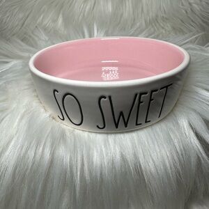 Rae Dunn So Sweet Bowl pink interior